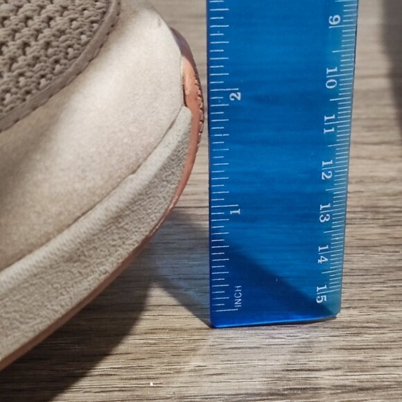 Clarks Wave 2.0 Step knit slip-on sneakers women's sz 10 stone colour waterproof - Picture 11 of 16